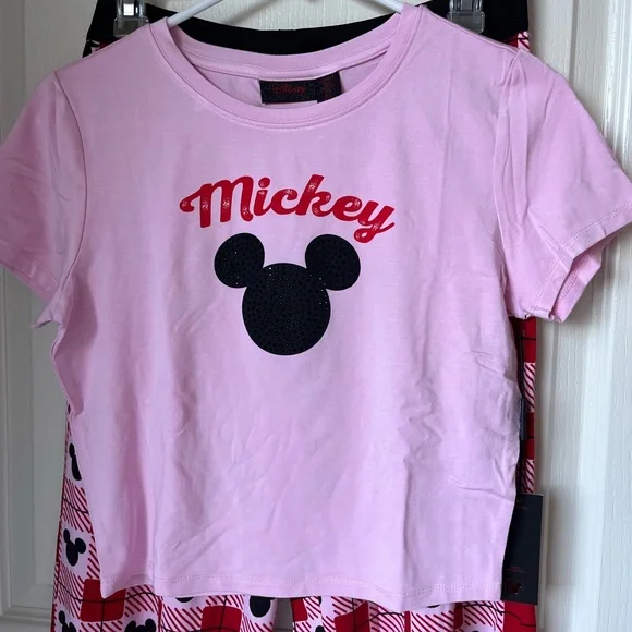 NWT Disney x Forever 21 collection Mickey Mouse pj set women’s size M - Picture 2 of 12